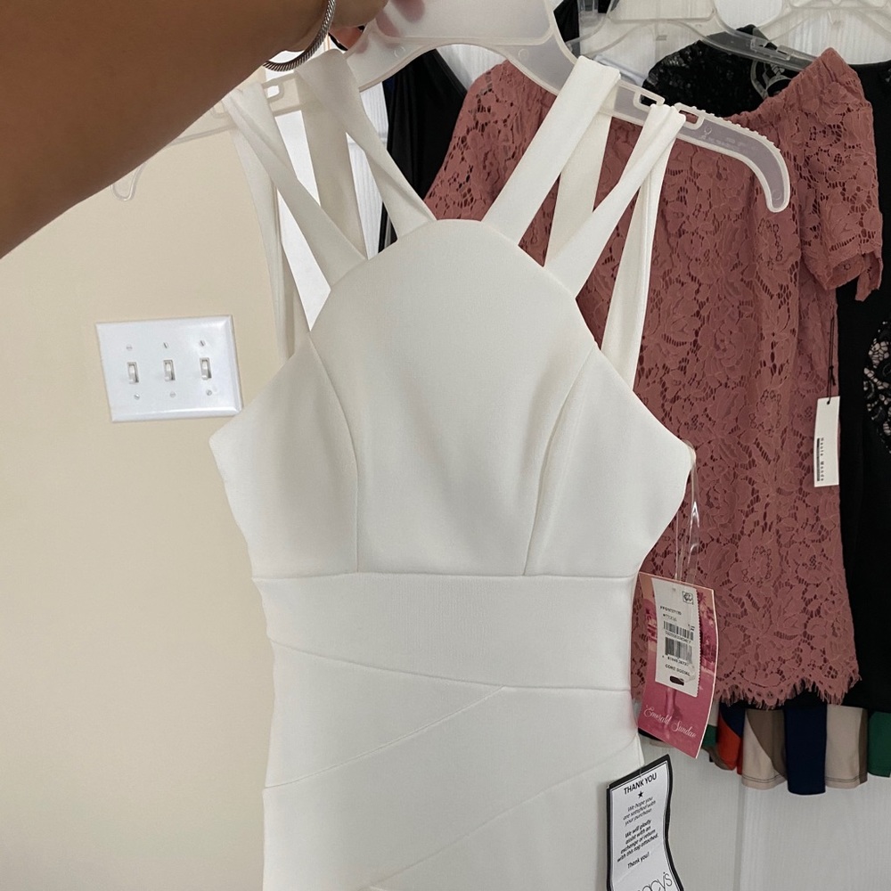White Macy’s Dress. Still has tag.